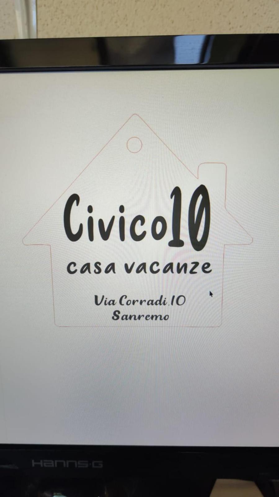 Civico 10 Leilighet Sanremo Eksteriør bilde